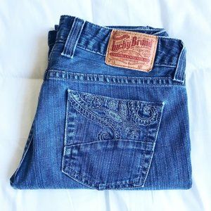 Lucky Brand Dungarees Pasha Lola Straight - 10/30